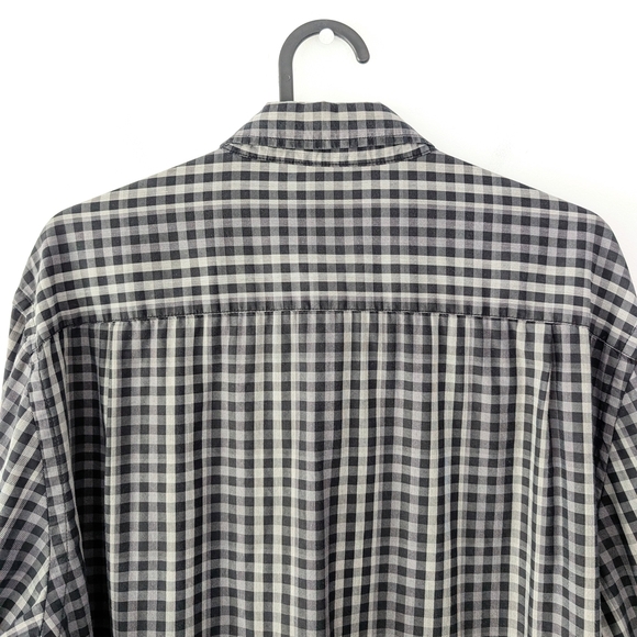 Victorinox Men's Gingham Casual Button Down Shirt In Size Large - Picture 10 of 12